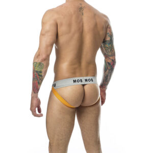 Mob-Jock classico a strisce arancioni · Intimo uomo (immagine 3)