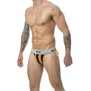 Mob-Jock classico a strisce arancioni · Intimo uomo (immagine 4)
