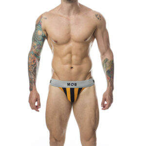 Mob-Jock classico a strisce arancioni · Intimo uomo