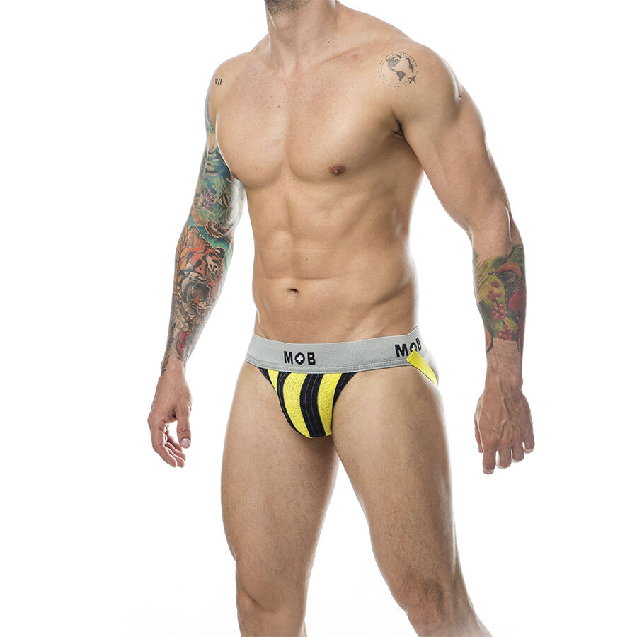Mob-Jock Classico in Striscia Giallo · Intimo uomo (imaginea 2)