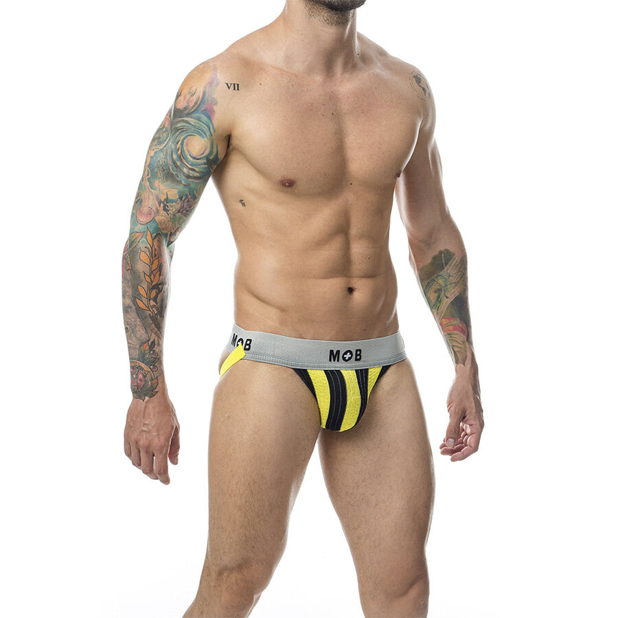 Mob-Jock Classico in Striscia Giallo · Intimo uomo (imaginea 6)