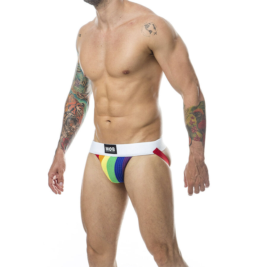 Mob-Jock Classic Strisce Arcobaleno 1 Mob-Jock Classic Strisce Arcobaleno · Intimo uomo (immagine 2)