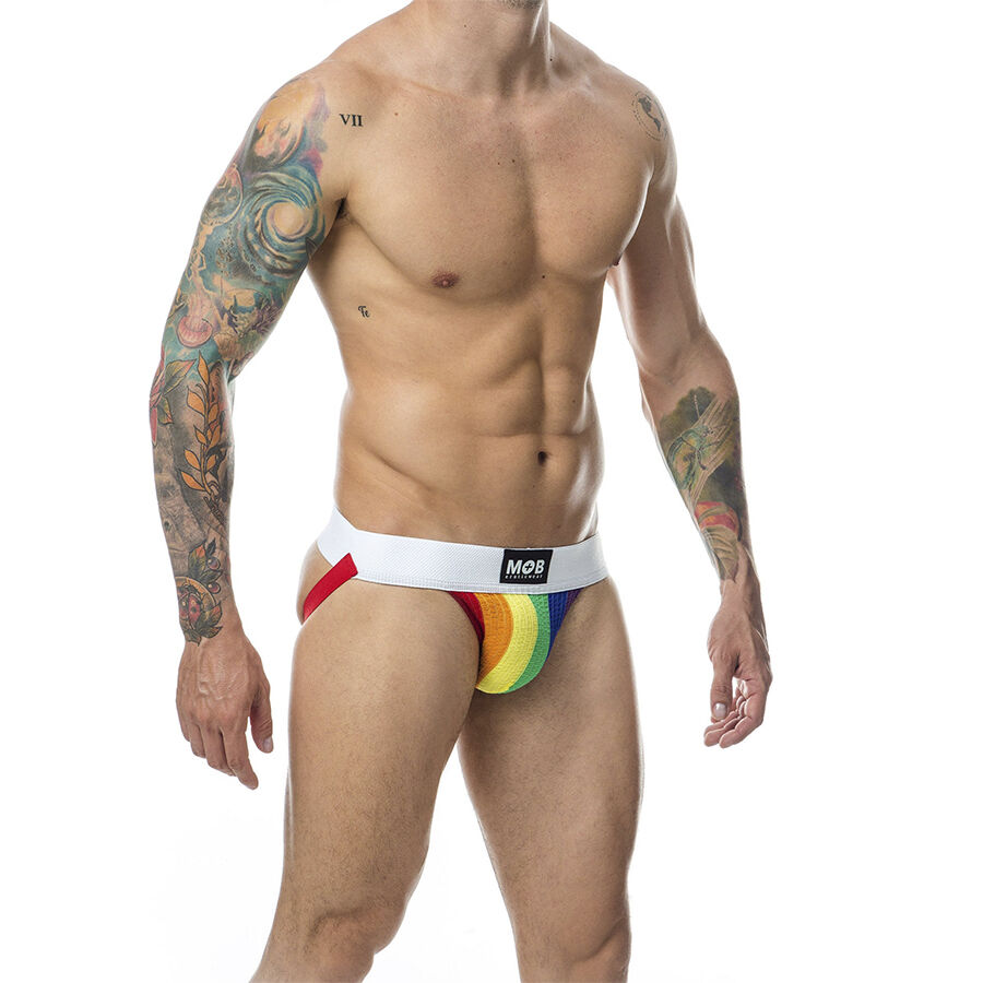Mob-Jock Classic Strisce Arcobaleno 5 Mob-Jock Classic Strisce Arcobaleno · Intimo uomo (immagine 6)