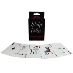 Kheper Games-Strip Poker Set di carte a tema Stripper, 52 carte