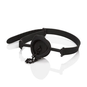 Calexotics-Scandalo Gag con tappo in silicone Nero · Accessori BDSM (imaginea 2)