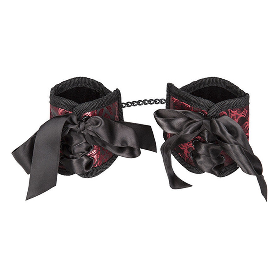 Calexotics-Scandal Corse Manette Corsetto Rosso-nero