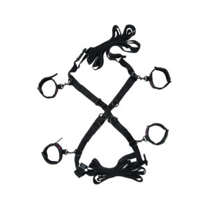 Calexotics-Scandalo Set di cinghie in croce per il letto · Bondage & Manette