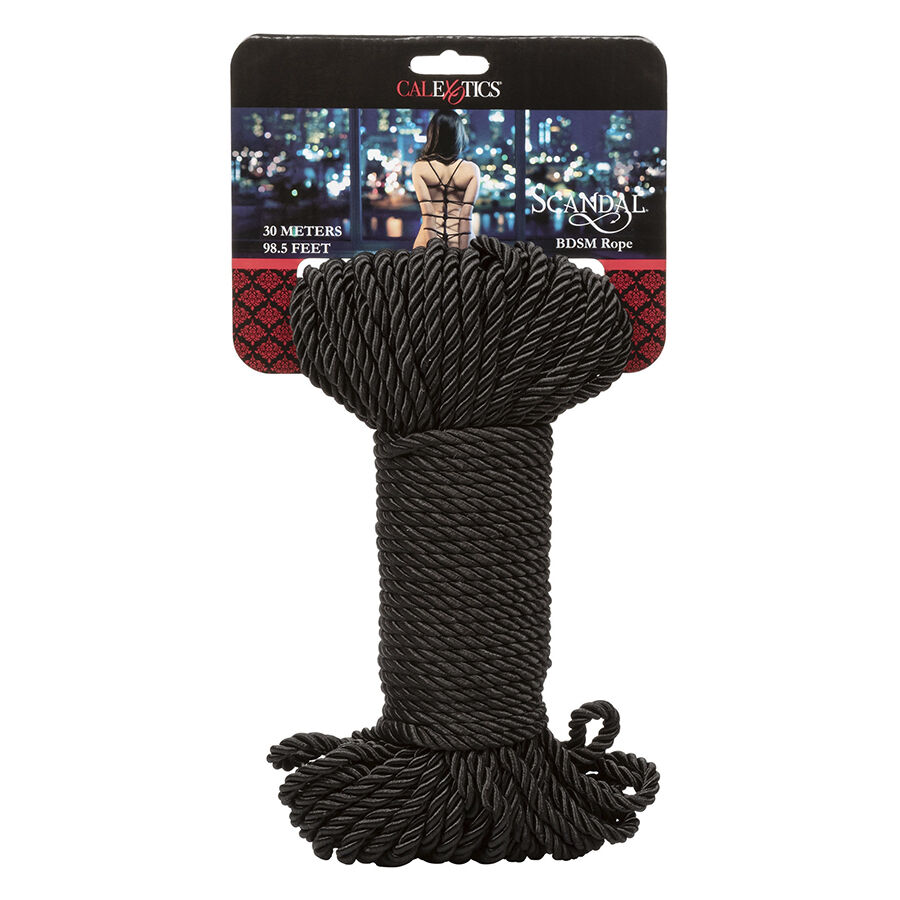 Calexotics-Scandal Black Bdsm Rope 30 M 3 Calexotics-Scandal Black Bdsm Rope 30 M · Accessori BDSM (immagine 3)