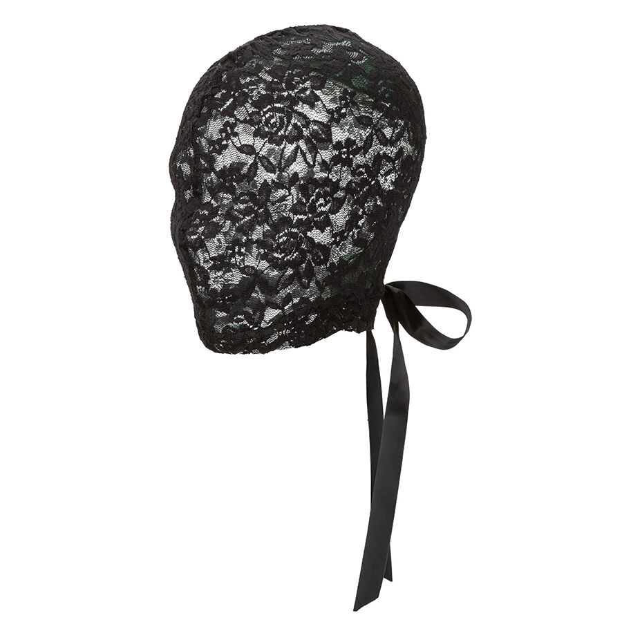 Calexotics-Balaclava in pizzo Nera con ghiera