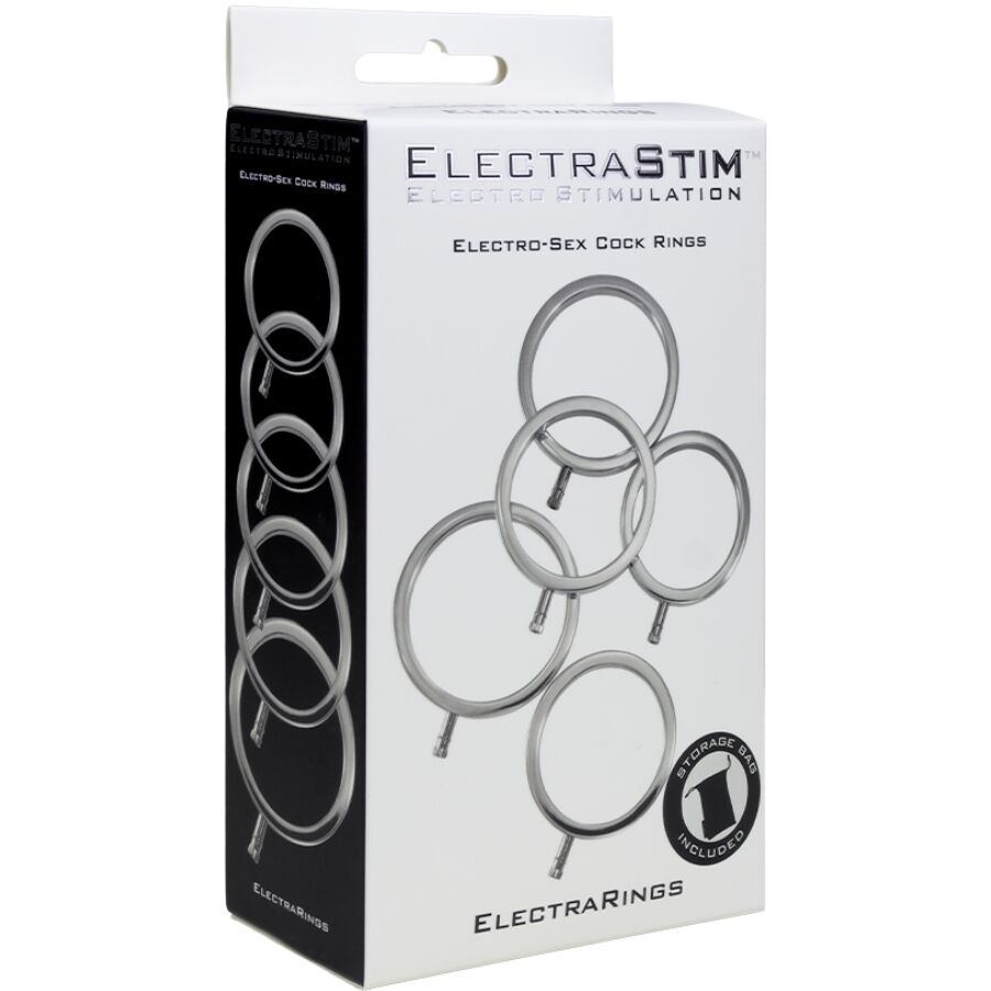 Electrastim-Elettrarings Anelli in Metallo per Pene, Pacchetto 5 3 Electrastim-Elettrarings Anelli in Metallo per Pene, Pacchetto 5 · Accessori BDSM (imaginea 3)