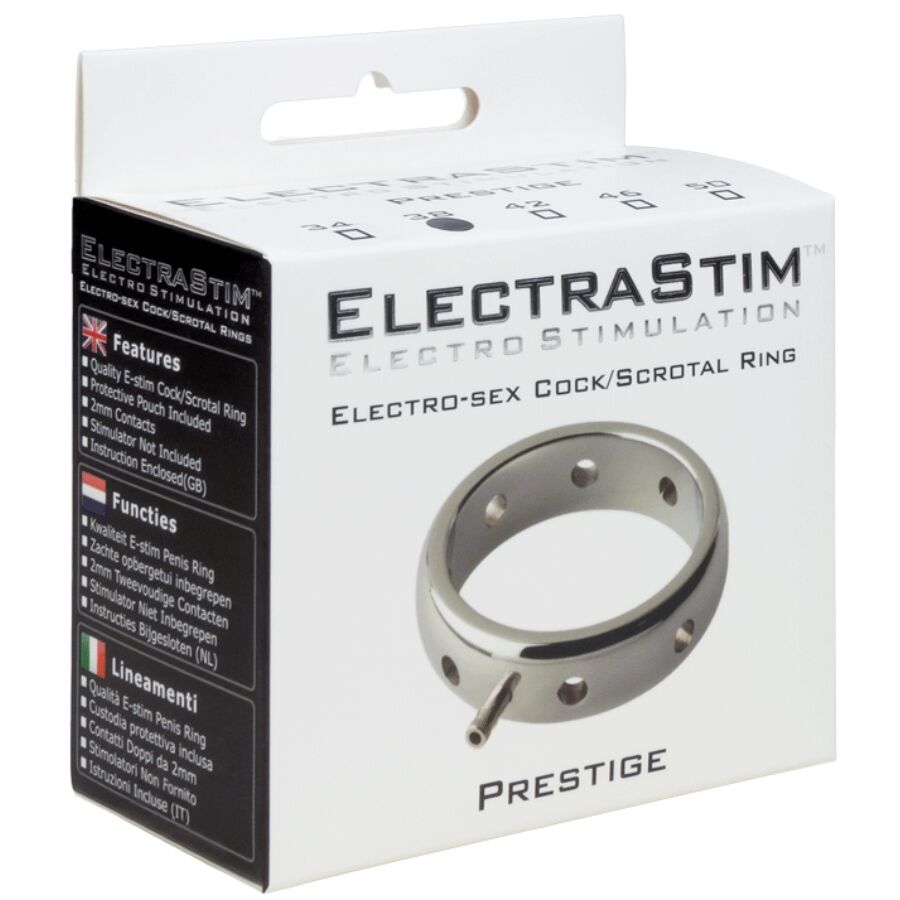 Electrastim-Prestige Anello elettromagnetico in metallo per Pene · Accessori BDSM (immagine 4)