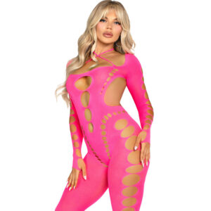 Leg Avenue Bodystockings-Bodystocking Rosa Indietro Tagliato One Size 8 Leg Avenue Bodystockings-Bodystocking Rosa Indietro Tagliato One Size · Lingerie sexy donna (imaginea 3)