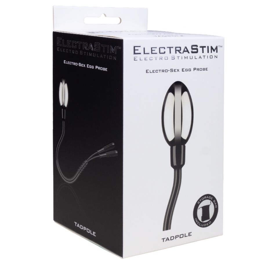 Electrastim-Tadpole Elettrodo Tipo Uovo con Coda Morbida · Accessori BDSM (immagine 4)