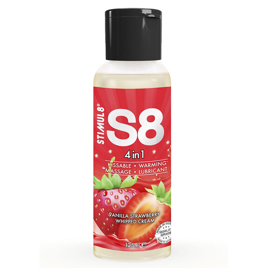 Stimul8-S8 4 in 1 Lubrificante Dessert con Fragole 125 ml