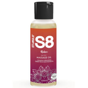 Stimul8-S8 Relax Olio da Massaggio Tè Verde 125 ml · Massaggio erotico