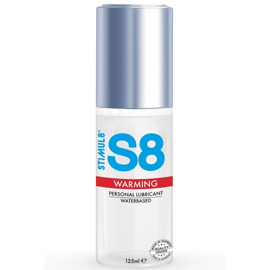 Stimul8-S8 Lubrificante a base d'acqua, effetto riscaldante, 125 ml 1 Stimul8-S8 Lubrificante a base d'acqua, effetto riscaldante, 125 ml · Lubrificanti