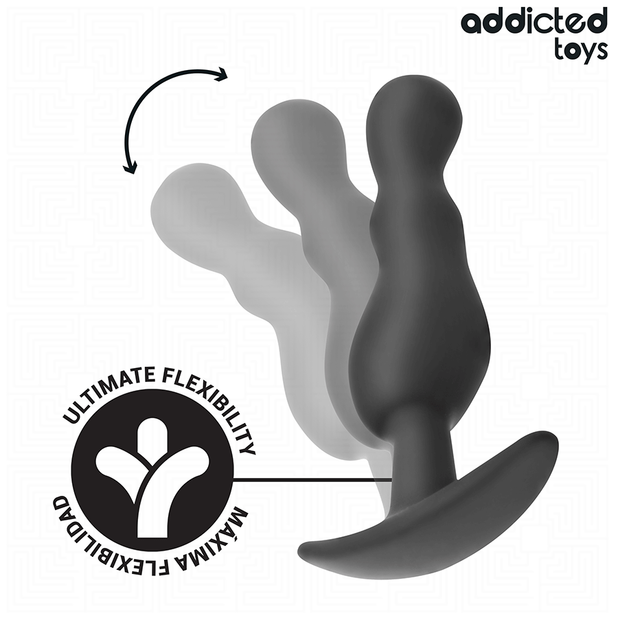 Addicted Toys-Set di 3 Plug anale in Silicone Model 1 · Giocattoli anali (imaginea 5)