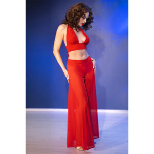 Chilirose-CR-4857 Top Rosso e Pantaloni · Lingerie sexy donna (immagine 7)