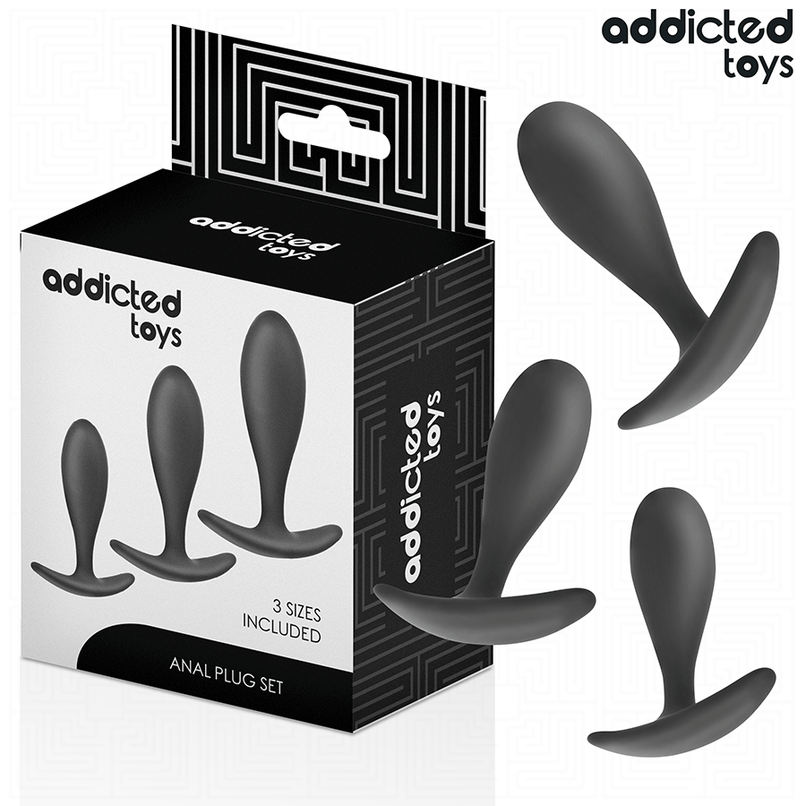 Addicted Toys-Set di 3 Plug anale in Silicone Model 2 2 Addicted Toys-Set di 3 Plug anale in Silicone Model 2 · Giocattoli anali (imaginea 2)