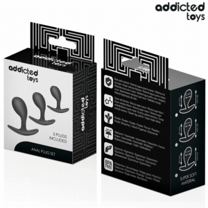 Addicted Toys-Set di 3 Plug anale in Silicone Model 3 14 Addicted Toys-Set di 3 Plug anale in Silicone Model 3 · Giocattoli anali (imaginea 7)