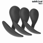 Addicted Toys-Set di 3 Plug anale in Silicone Model 3 · Giocattoli anali