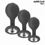 Addicted Toys-Set de 3 Pluguri Anale din Silicon cu Bijuterie · Jucarii Anale