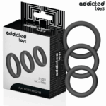 Addicted Toys-Set de Inele Plate din Silicon · Jucarii Anale (imaginea 2)
