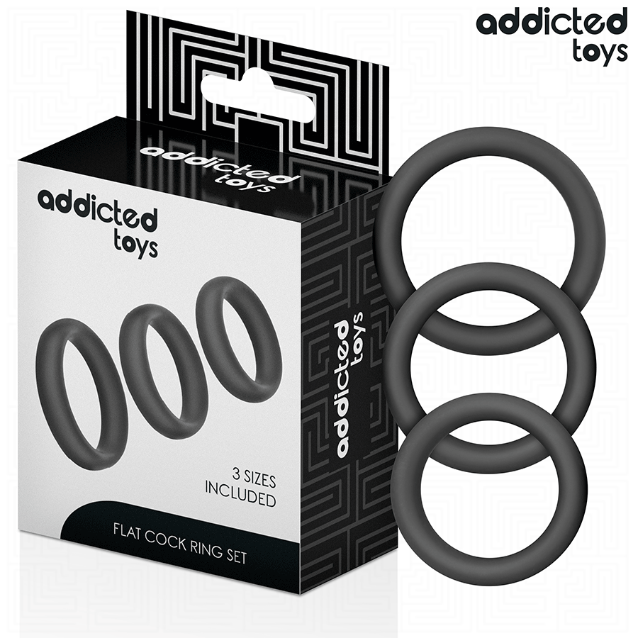 Addicted Toys-Set di anelli in silicone 2 Addicted Toys-Set de Inele Plate din Silicon · Jucarii Anale (imaginea 2)