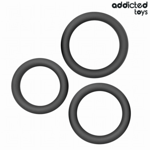 Addicted Toys-Set di anelli in silicone
