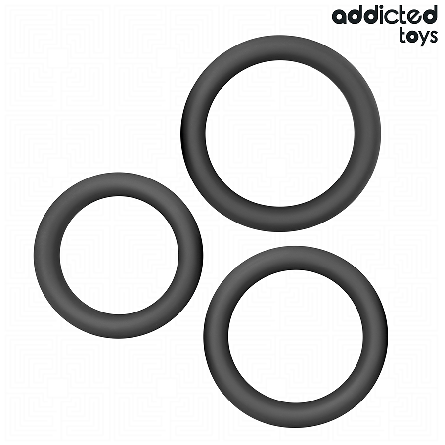 Addicted Toys-Set di anelli in silicone