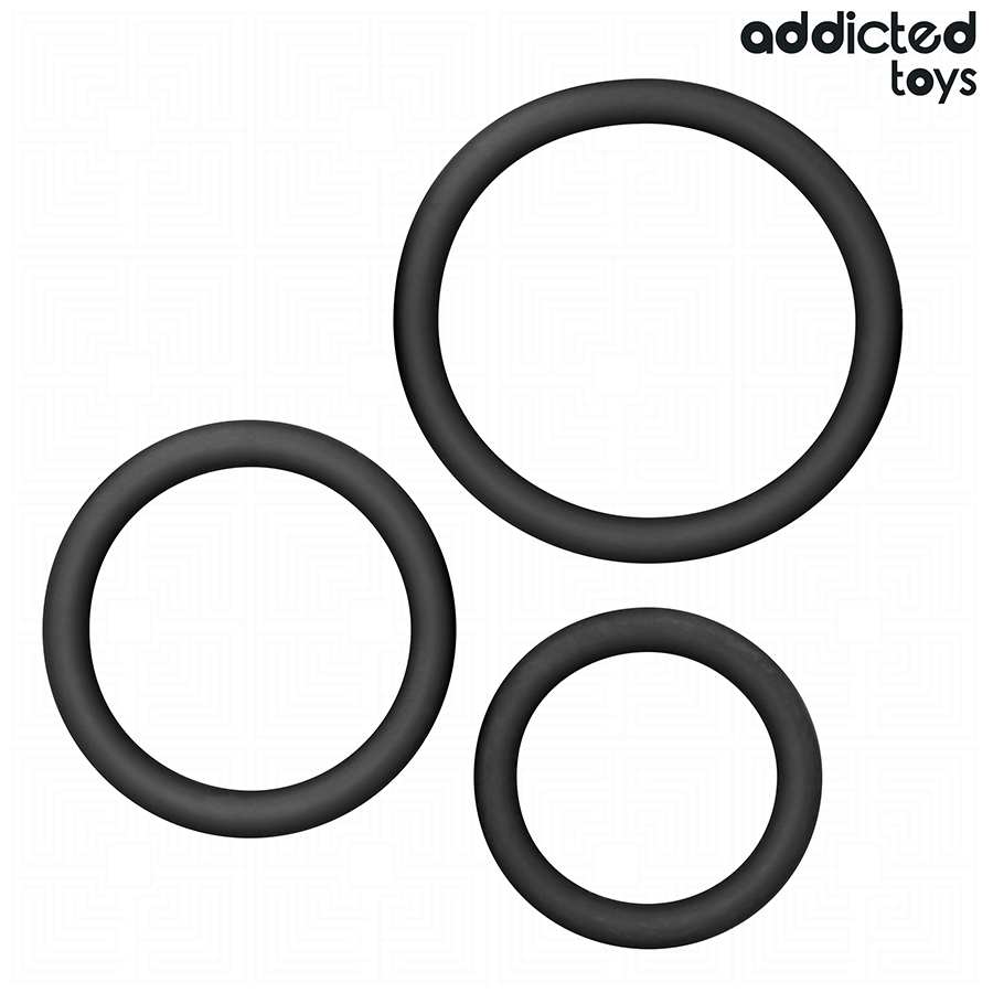 Addicted Toys-Set di anelli in silicone Model 2