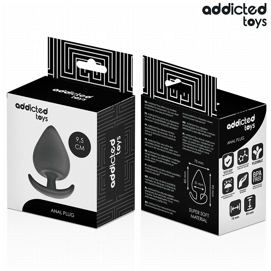 Addicted Toys-Plug anale Silicone, Dimensioni Xl 9.5 cm 2 Addicted Toys-Plug anale Silicone, Dimensioni Xl 9.5 cm · Giocattoli anali (imaginea 2)