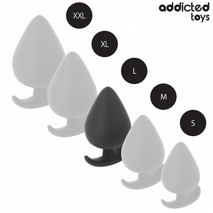 Addicted Toys-Plug anale Silicone Dimensione L 8 cm · Giocattoli anali (immagine 5)