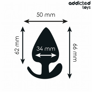 Addicted Toys-Anale Plug in Silicone M 6.6 cm 10 Addicted Toys-Anale Plug in Silicone M 6.6 cm · Giocattoli anali (imaginea 3)