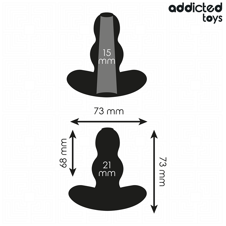 Addicted Toys-Plug anale Vuoto Silicone, Taglia S 7.3 cm 4 Addicted Toys-Plug anale Vuoto Silicone, Taglia S 7.3 cm · Giocattoli anali (imaginea 4)
