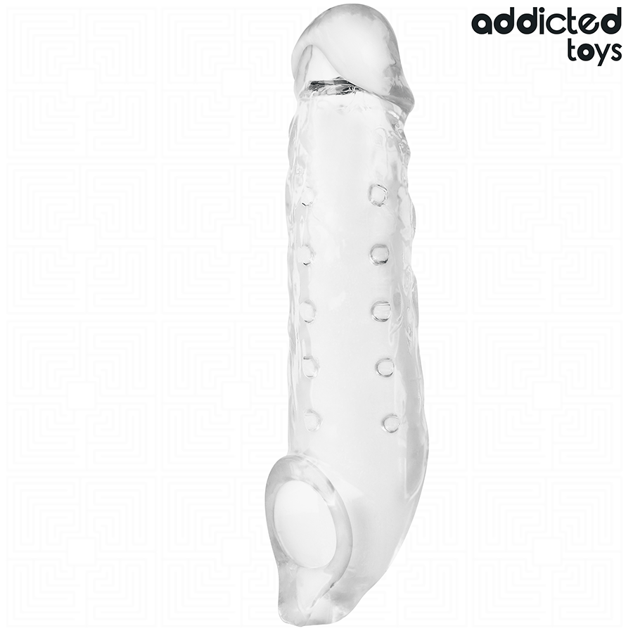 Addicted Toys-Estensione Trasparente per Pene, Dimensione S 23 cm