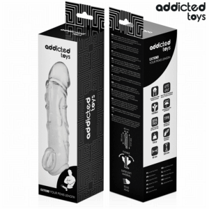 Addicted Toys-Estensore del pene Trasparente 27 cm · Anelli & Guaine per pene (imaginea 7)