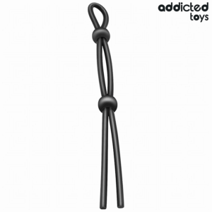 Addicted Toys-Cavo in silicone per doppio anello sul pene