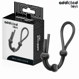 Addicted Toys-Cavo in Silicone per Triple Loop Pene · Anelli & Guaine per pene (immagine 7)