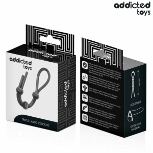 Addicted Toys-Cavo in Silicone per Triple Loop Pene · Anelli & Guaine per pene (immagine 6)