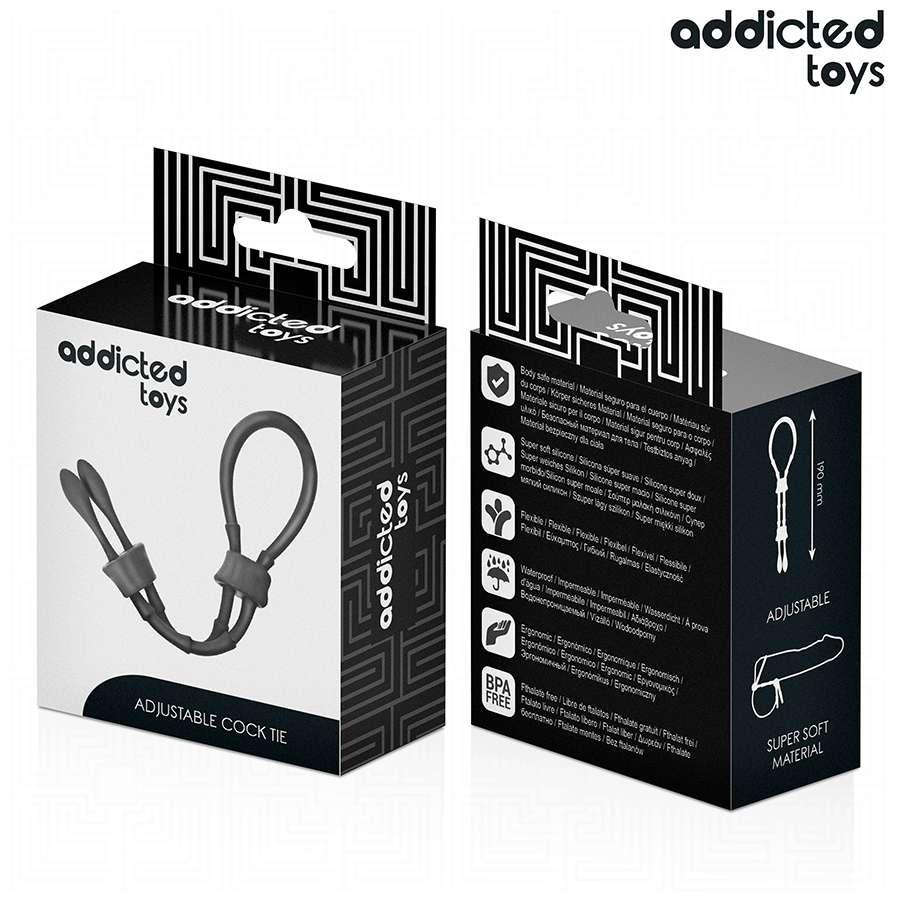 Addicted Toys-Cavo regolabile in silicone per il pene 7 Addicted Toys-Cavo regolabile in silicone per il pene · Anelli & Guaine per pene (imaginea 7)