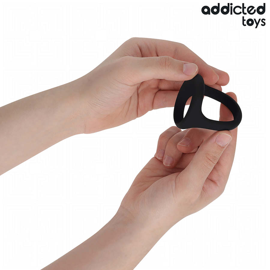 Addicted Toys-Anello fallico Triplo Grosso · Anelli & Guaine per pene (immagine 3)