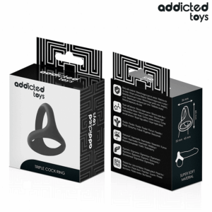 Addicted Toys-Anello fallico Triplo Grosso · Anelli & Guaine per pene (immagine 7)