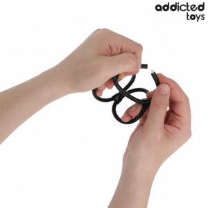 Addicted Toys-Anello triplo per il pene · Anelli & Guaine per pene (immagine 5)