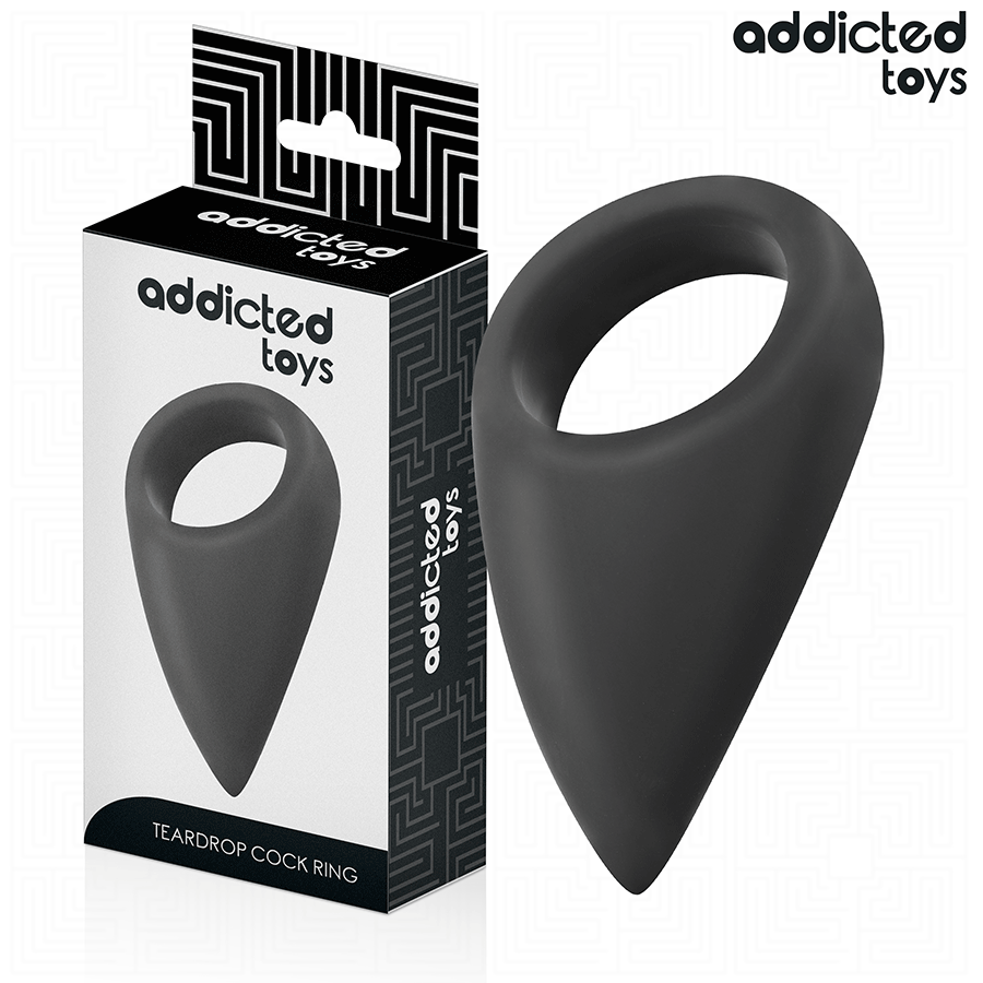 Addicted Toys-Anello per il pene a forma di lacrima 2 Addicted Toys-Anello per il pene a forma di lacrima · Anelli & Guaine per pene (imaginea 2)