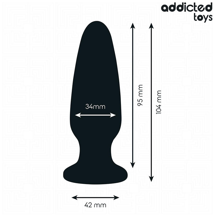 Addicted Toys-Plug anale con gioiello in silicone M 10.4 cm 2 Addicted Toys-Plug anale con gioiello in silicone M 10.4 cm · Giocattoli anali (imaginea 2)