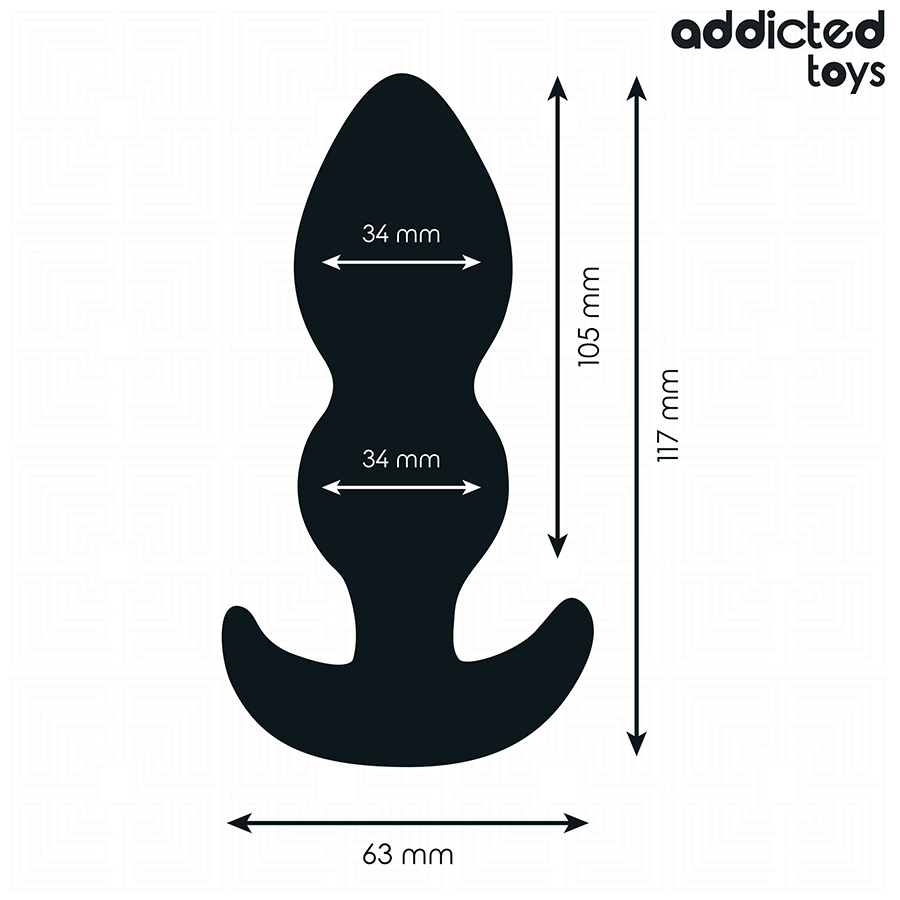 Addicted Toys-Plug anale Silicone Taglia L 11.7 cm 4 Addicted Toys-Plug anale Silicone Taglia L 11.7 cm · Giocattoli anali (imaginea 4)