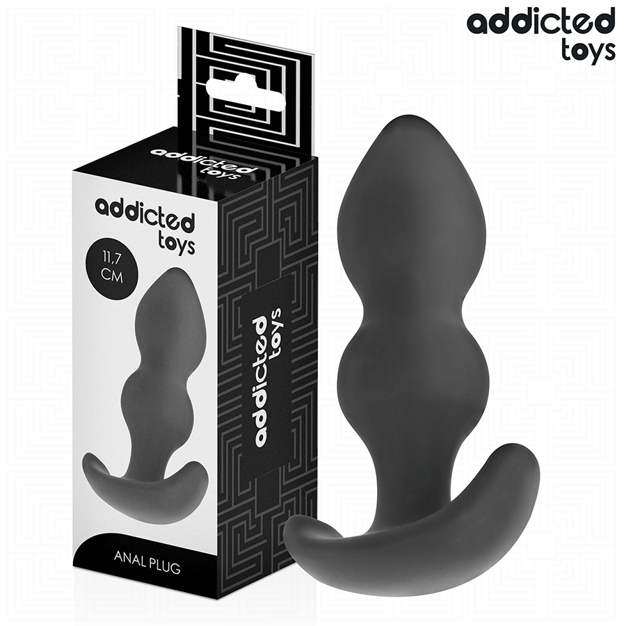 Addicted Toys-Plug anale Silicone Taglia L 11.7 cm 1 Addicted Toys-Plug anale Silicone Taglia L 11.7 cm · Giocattoli anali