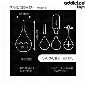 Addicted Toys-Irrigatore anale da viaggio M-160 ml 10 Addicted Toys-Irrigatore anale da viaggio M-160 ml · Giocattoli anali (imaginea 3)