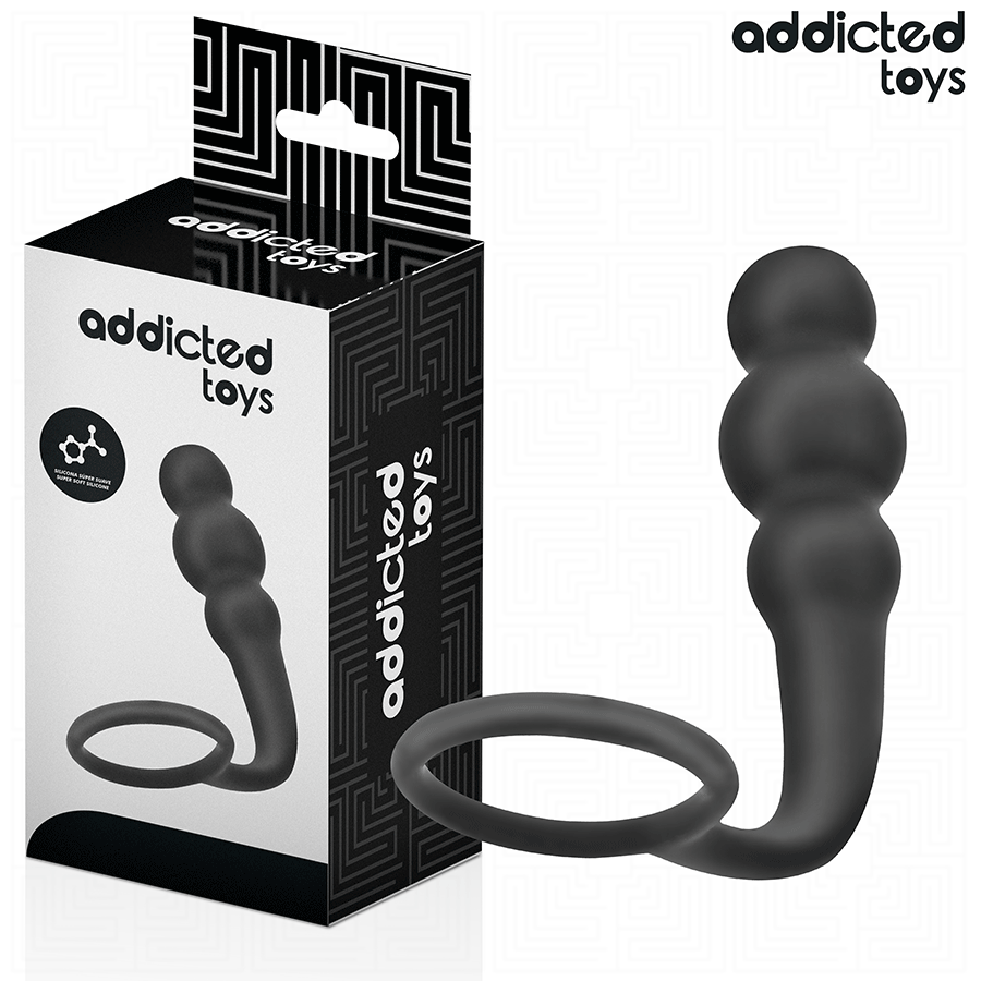 Addicted Toys-Plug anale con Anello in Silicone Modello 1 2 Addicted Toys-Plug anale con Anello in Silicone Modello 1 · Giocattoli anali (immagine 2)